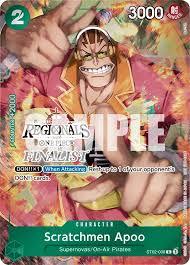 Scratchmen Apoo [Offline Regional Finalist] ST02-008 One Piece Starter Deck 2: Worst Generation