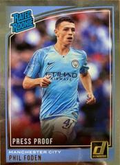Phil Foden [Press Proof Silver] Soccer Cards 2018 Panini Donruss Prices
