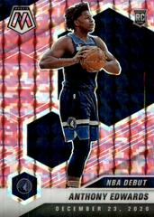 Anthony Edwards [Camo Pink] #261 Basketball Cards 2020 Panini Mosaic Prices