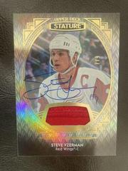 Steve Yzerman [Portrait Patch Autograph] Hockey Cards 2020 Upper Deck Stature Prices