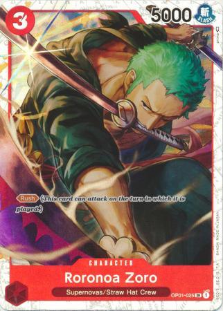 Roronoa Zoro [Ultra Deck: The Three Captains] OP01-025 One Piece Romance Dawn