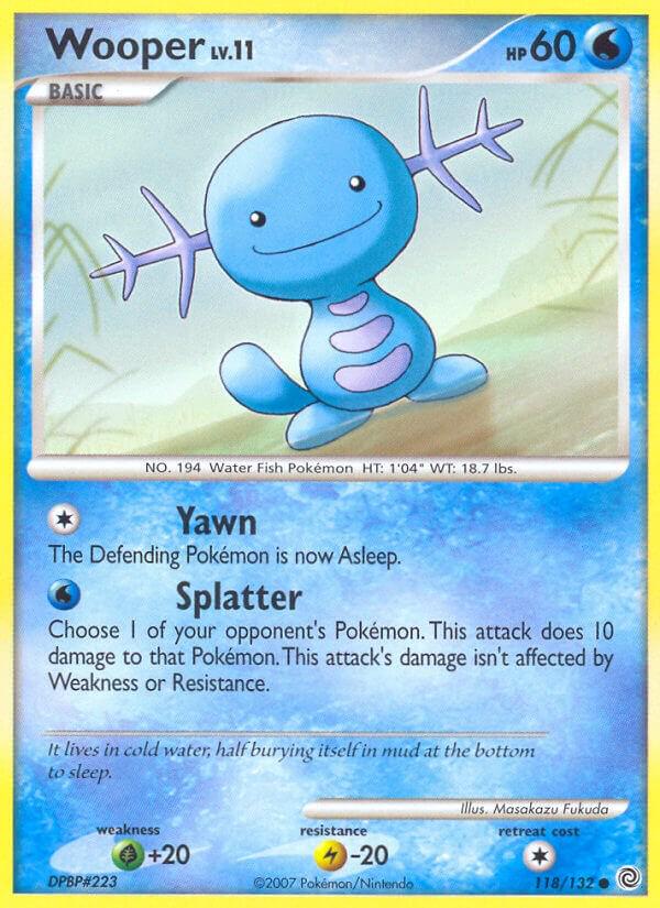 Wooper #118 Pokemon Secret Wonders