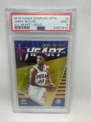 Jimmy Butler [Gold] #2 Basketball Cards 2018 Panini Donruss Optic All Heart Prices