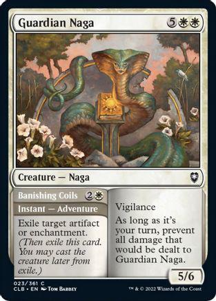 Guardian Naga [Foil] #23 Magic Commander Legends: Battle for Baldur's Gate