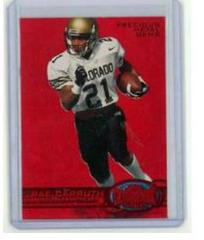 Rae Carruth #12 Football Cards 1998 Metal Universe Prices