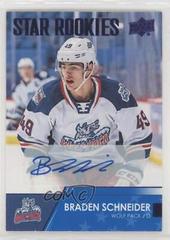 Braden Schneider [Autograph] Hockey Cards 2021 Upper Deck AHL Prices