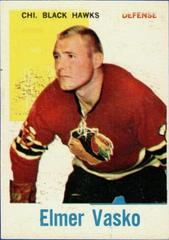 Elmer Vasko #23 Hockey Cards 1960 Topps Prices