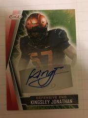 Kingsley Jonathan #A-KJ Football Cards 2022 Sage Hit Autographs Prices