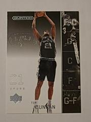 Tim Duncan #75 Basketball Cards 2002 Upper Deck Ovation Prices