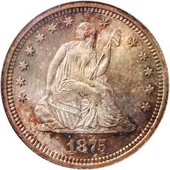 1875 [PROOF] Coins Seated Liberty Half Dollar Prices