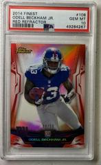 Odell Beckham Jr. [Red Refractor] #108 Football Cards 2014 Topps Finest Prices