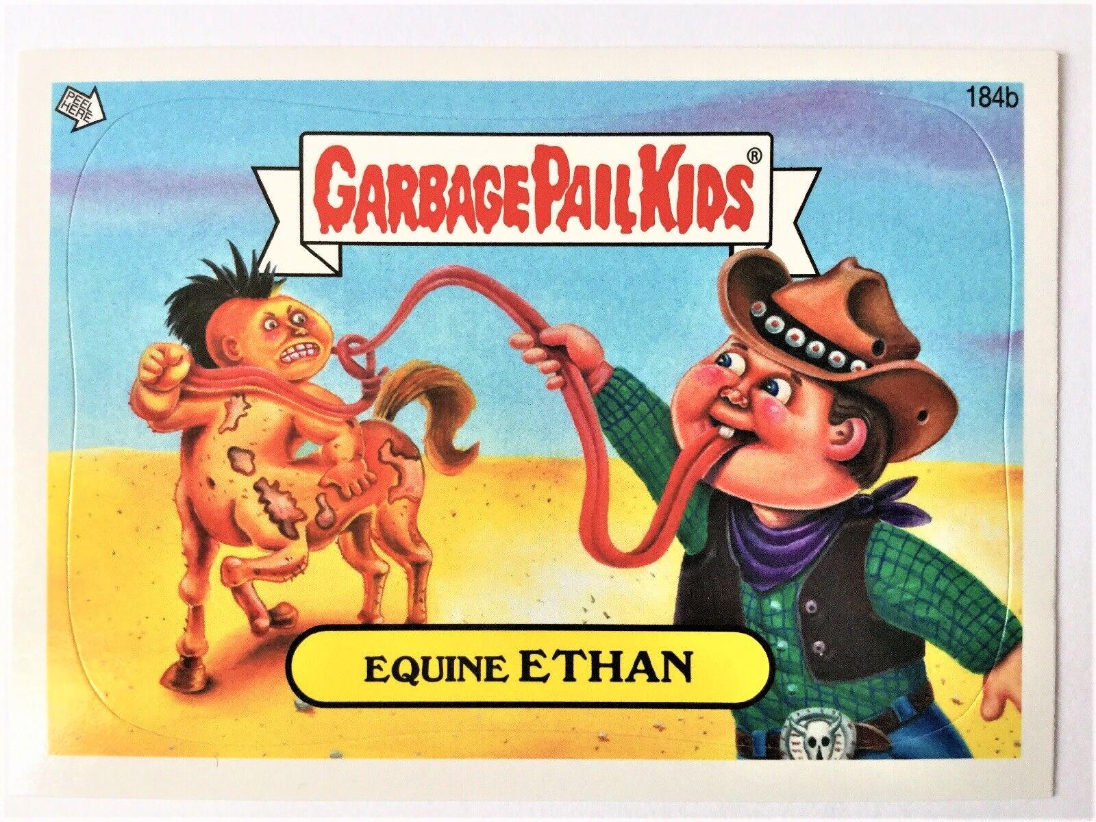 Equine ETHAN #184b 2013 Garbage Pail Kids