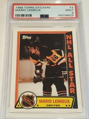 Mario Lemieux Hockey Cards 1989 Topps Stickers Prices