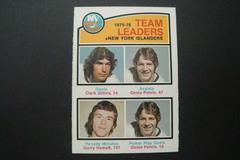 Islanders Team [Leaders] Hockey Cards 1976 O-Pee-Chee Prices