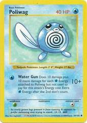 Near-Mint Excellent Poliwag 59//102-1999 Pokemon Unlimited