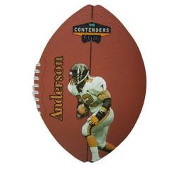 Jamal Anderson [Gold] #5 Football Cards 1998 Playoff Contenders Leather Prices