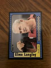 Elmo Langley #105 Racing Cards 1991 Maxx Prices