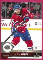 Shea Weber [Midnight] Hockey Cards 2017 Upper Deck Prices