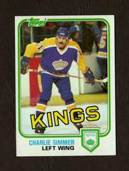 Charlie Simmer Hockey Cards 1981 Topps Prices