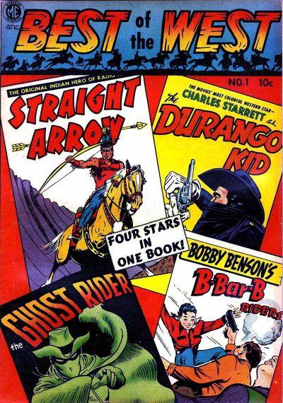 Best Of The West #1 (1951) Comic Books Best of the West