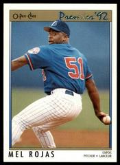 Mel Rojas Baseball Cards 1992 O Pee Chee Premier Prices