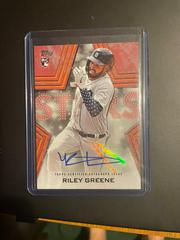 Riley Greene RC Topps Series One | Riley Greene [Red] Baseball Cards 2023 Topps Series 1 Stars Autographs