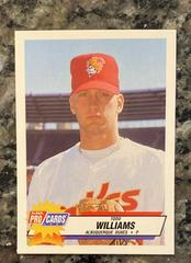 Todd Williams #16 Baseball Cards 1993 Fleer ProCards Triple A League All Stars Prices
