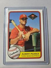 Albert Pujols [Platinum Edition] #521 Baseball Cards 2001 Fleer Platinum Prices