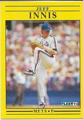 Jeff Innis Baseball Cards 1991 Fleer Update Prices