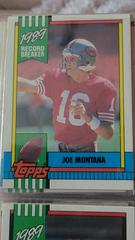Joe montana Football Cards 1990 Topps Traded Prices