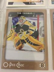 Tim Thomas #37 Hockey Cards 2006 O Pee Chee Prices