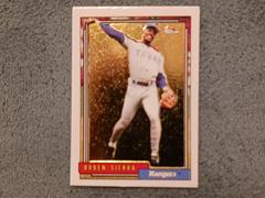 Ruben Sierra [Gold] #700 Baseball Cards 1992 Topps Micro Prices