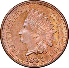 1864 [BRONZE PROOF] Coins Indian Head Penny Prices