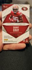  Card Back | Danny Gray Football Cards 2022 Panini Phoenix Rookie Jumbo Memorabilia