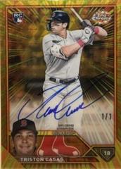 Triston Casas [Superfractor] Baseball Cards 2023 Topps Chrome Prices