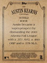 Rear | Austin Kearns Baseball Cards 2002 Topps 206