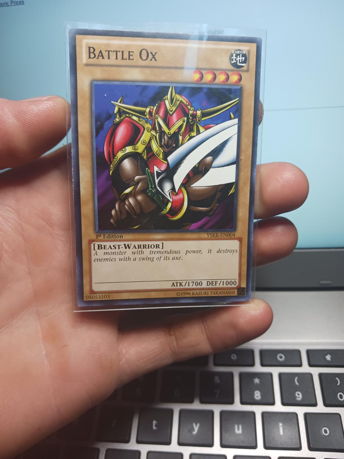 Battle Ox [1st Edition] Ungraded YuGiOh Starter Deck Kaiba Reloaded