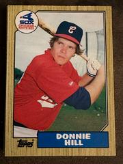 Donnie Hill #47T Baseball Cards 1987 Topps Traded Prices