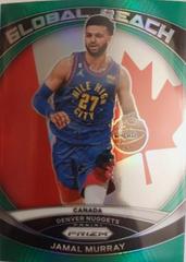 Jamal Murray [Green] #9 Basketball Cards 2023 Panini Prizm Global Reach Prices