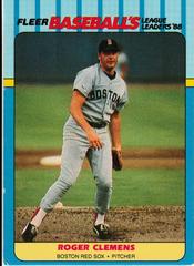 Roger Clemens Baseball Cards 1988 Fleer League Leaders Prices