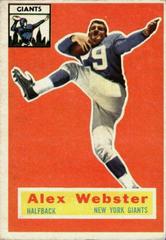 Alex Webster Football Cards 1956 Topps Prices