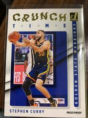 Stephen Curry[press proof gold] #3 Basketball Cards 2021 Panini Donruss Crunch Time Prices