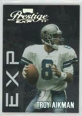 Troy Aikman [Reflections Silver] Football Cards 1999 Playoff Prestige Exp Prices
