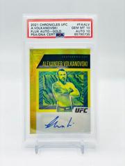 Alexander Volkanovski [Gold] Ufc Cards 2021 Panini Chronicles UFC Flux Auto Prices