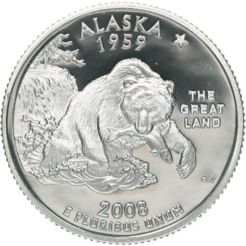 2008 S [CLAD ALASKA PROOF] Coins State Quarter