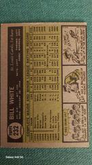 Back  | Bill White Baseball Cards 1961 Topps