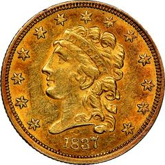 1837 Coins Classic Head Quarter Eagle Prices