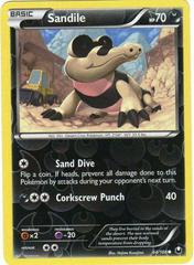 Sandile [Reverse Holo] #64 Pokemon Dark Explorers Prices