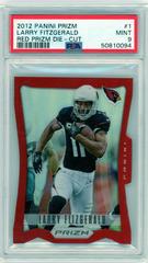 Larry Fitzgerald [Red Prizm Die Cut] Football Cards 2012 Panini Prizm Prices