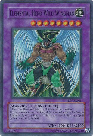 Elemental HERO Wild Wingman EOJ-EN035 YuGiOh Enemy of Justice